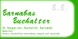 barnabas buchalter business card